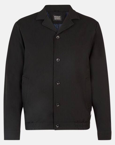 Blouson court noir