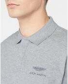 Polo Regular Fit Aston Martin Racing gris chiné