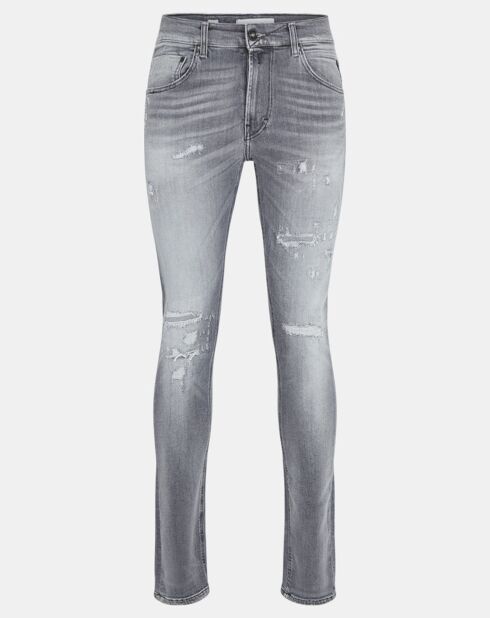 Jean en Coton Bio Replay Aged Eco gris moyen