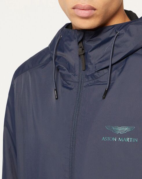 Coupe-Vent Hoodie Aston Martin Racing bleu marine