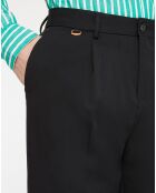 Pantalon Slim Fit Fave à pinces noir