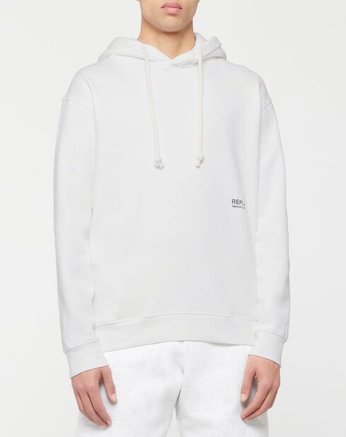 Felpa Chalk Logo Down bianca