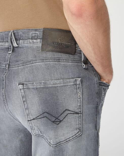Jean en Coton Bio Replay Aged Eco gris moyen