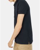 Polo Regular Fit piqué basic bleu marine