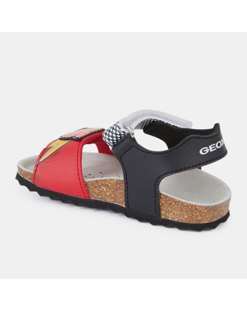 Sandales Chalki Geox X Cars de Disney/Pixar© rouge/noir