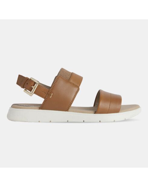 Sandales en Cuir Dandra camel