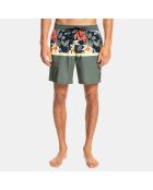 Short de Bain Ocean division volley 17 kaki