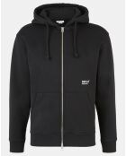 Sweat en Coton Organique Class Replay Zip noir