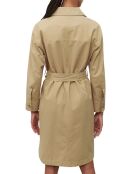 Robe Chemise en Coton & Lin Ceinture beige