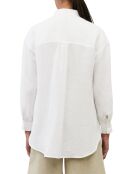 Chemise 100% Lin Drapé blanche