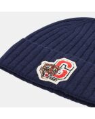 Bonnet 100% Laine Tiger G bleu