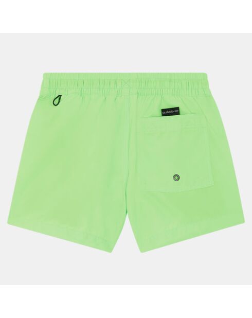 Zwemshorts gemaakt van 100% gerecycled materiaal fluorescerend groen