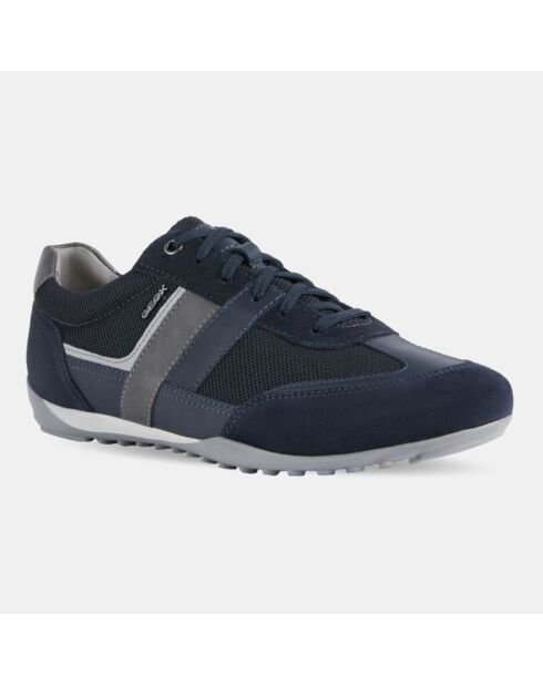 Marineblauwe sneakers van Wells