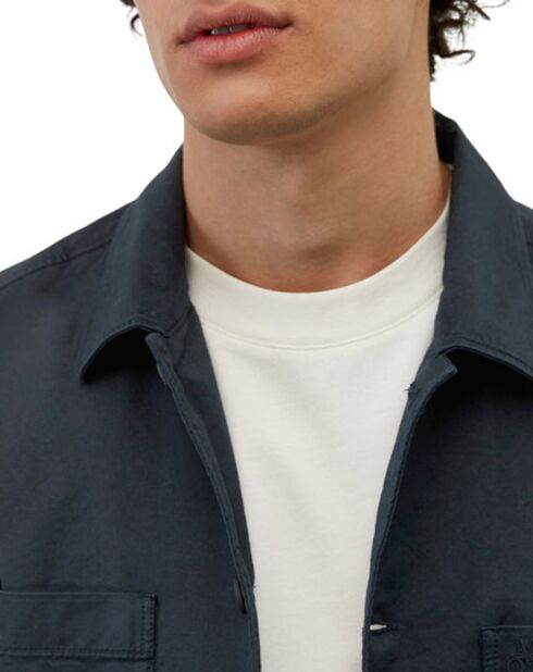 Blouson Léger Poche Plaquée bleu marine