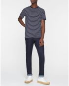 Blauw/wit matrozenshirt