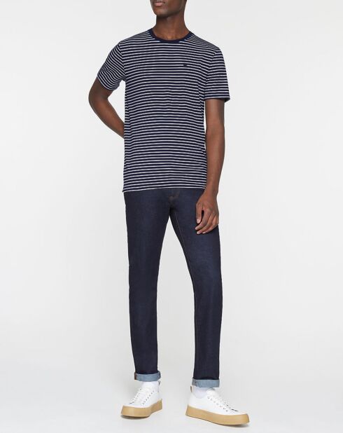 Blauw/wit matrozenshirt