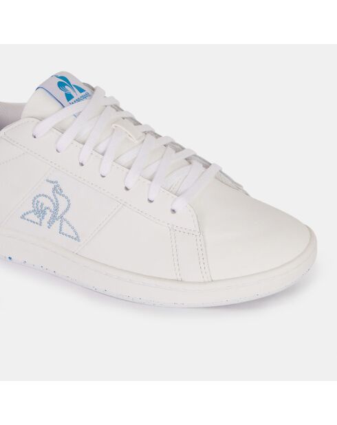 Baskets en Cuir Courtmatch blanches
