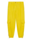 Pantalon Cargo Tencel & Lin  Zip jaune