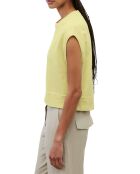 Sweat sans manches Oversize Coton Bio jaune