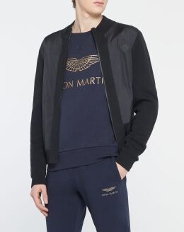Gilet Zippé Homme Aston Martin Racing By Hackett - Noir, Taille S, Laine, Sport