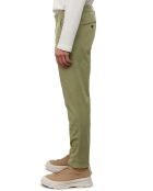 Pantalon Coton Bio Stig Tappered Leger kaki clair