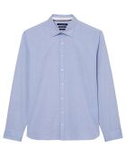 Chemise manches longues Oxford Cot Slim Fit bleu ciel