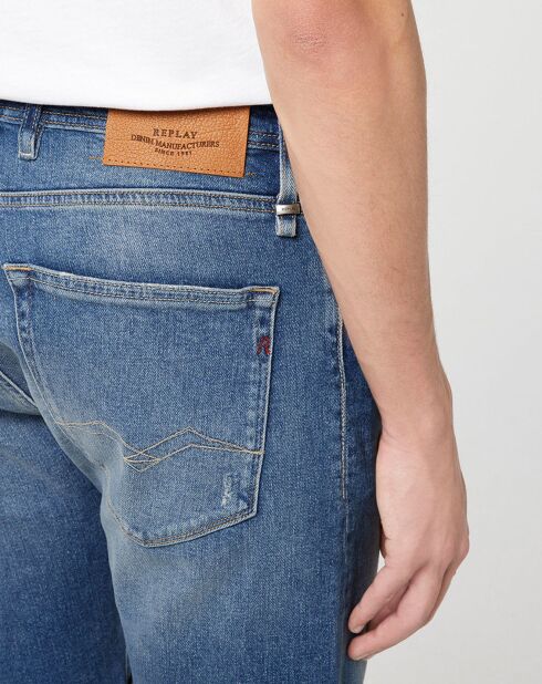 Short en Jean Destroy bleu moyen
