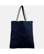 Sac Shopper Canvas bleu marine - 45x48x8 cm