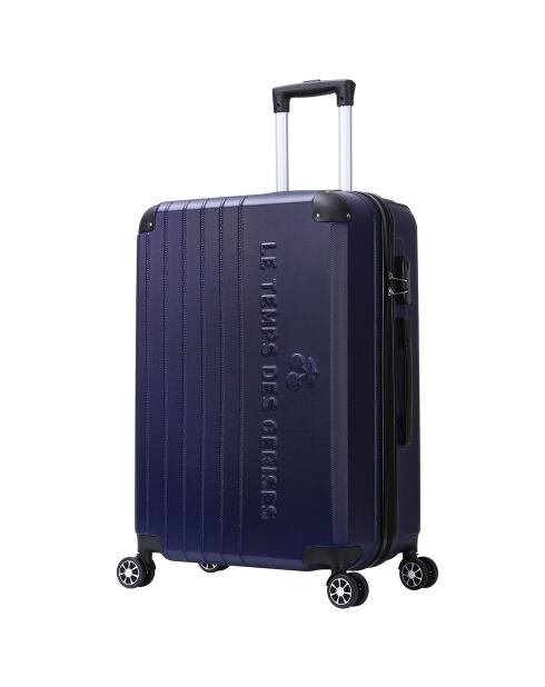 3 Valises 4 roues doubles Bari 50/60/70 cm bleu marine
