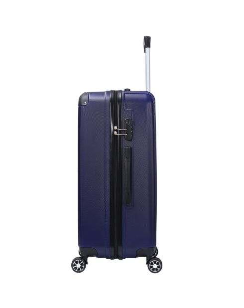 3 Valises 4 roues doubles Bari 50/60/70 cm bleu marine
