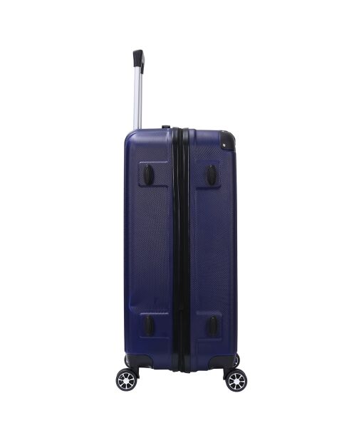 3 Valises 4 roues doubles Bari 50/60/70 cm bleu marine