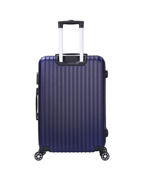3 Valises 4 roues doubles Bari 50/60/70 cm bleu marine