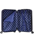 3 Valises 4 roues doubles Bari 50/60/70 cm bleu marine