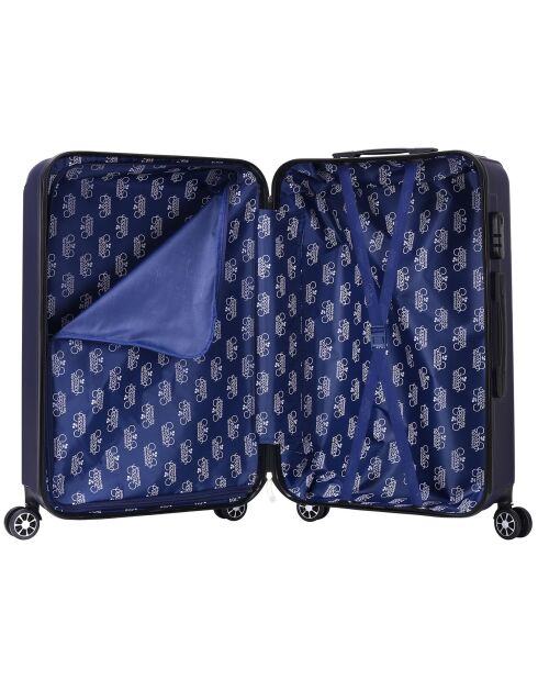 3 Valises 4 roues doubles Bari 50/60/70 cm bleu marine