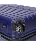 2 Valises  4 roues doubles Bari 60/70 cm bleu marine