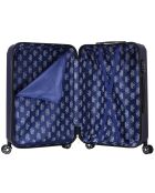 2 Valises  4 roues doubles Bari 60/70 cm bleu marine