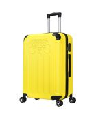 Valise Moyen Séjour 4 roues doubles Java 60 cm jaune