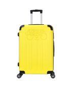 Valise Moyen Séjour 4 roues doubles Java 60 cm jaune