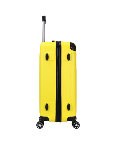 Valise Moyen Séjour 4 roues doubles Java 60 cm jaune