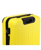 Valise Moyen Séjour 4 roues doubles Java 60 cm jaune