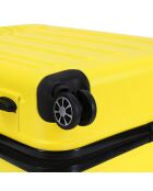 Valise Moyen Séjour 4 roues doubles Java 60 cm jaune