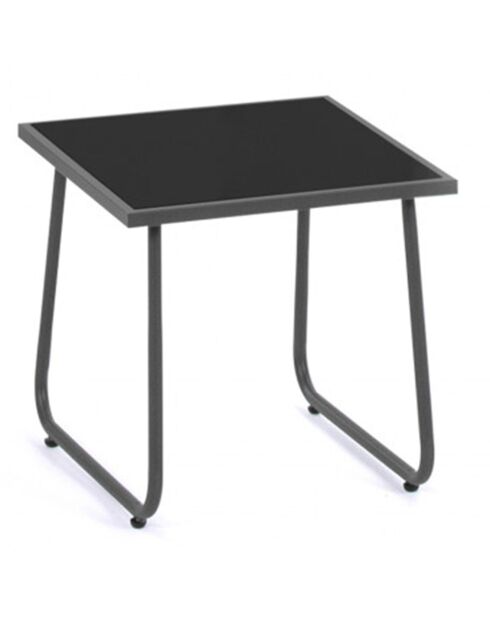 Salon de jardin textilène 2 places gris