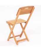 Ensemble table et chaises (3 pièces) en Bois naturel