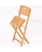 Ensemble table et chaises (3 pièces) en Bois naturel