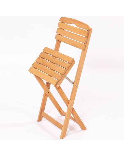 Ensemble table et chaises (3 pièces) en Bois naturel