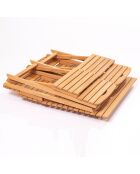 Ensemble table et chaises (5 pièces) en Bois naturel