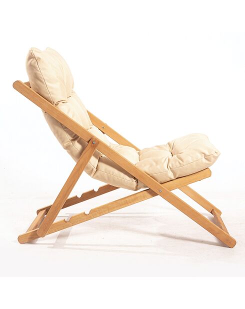 Salon de jardin 2 places en Bois naturel