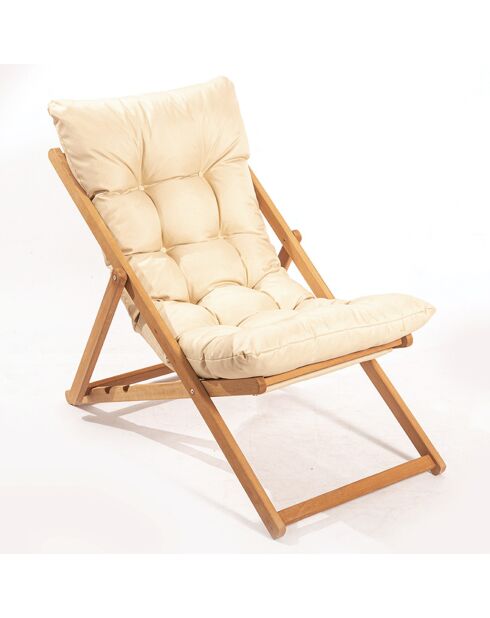 Chilienne en Bois naturel - 59x90x44 cm