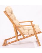 Chaise en Bois naturel - 66x110x48 cm