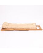 Chaise en Bois naturel - 66x110x48 cm
